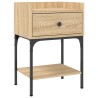 Tables de chevet 2pcs chêne sonoma 40,5x31x60cm bois ingénierie 627552627552