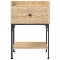 Tables de chevet 2pcs chêne sonoma 40,5x31x60cm bois ingénierie 627552627552