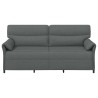 Canapé 100% polyester, cadre en métal, MDF, Contreplaqué 627564627564