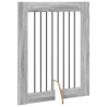 Porte de chien pliable avec supports 2 pcs Sonoma gris 160,5 cm 627568627568