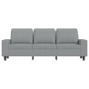 Canapé à 3 places Gris clair 180 cm Tissu 627574627574
