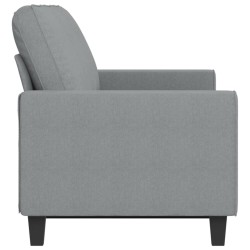 Canapé à 3 places Gris clair 180 cm Tissu 627574627574