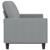 Canapé à 3 places Gris clair 180 cm Tissu 627574627574