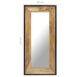 Miroir 110x50 cm Bois de manguier massif 627575627575