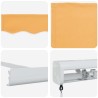 Auvent rétractable Sable 300 x 250 cm Toile et Aluminium 627578627578