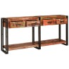 Tables console avec tiroir 2 pcs Multicolore 161 x 33 x 75 cm 627582627582