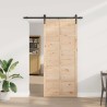 Porte coulissante Naturel 80 x 208 cm Bois de pin massif 627584627584