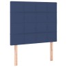 Tête de lit à LED Bleu 100x5x118/128 cm Tissu 627591627591