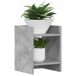 Support de Plante 2 pc Gris Béton 30 x 30 x 40 cm 627597627597