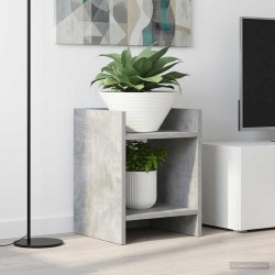 Support de Plante 2 pc Gris Béton 30 x 30 x 40 cm 627597627597
