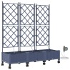 Porte-plante de jardin avec irrigation et roues 3 pc Gris PP 627599627599