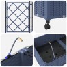 Porte-plante de jardin avec irrigation et roues 3 pc Gris PP 627599627599