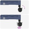 Porte-plante de jardin avec irrigation et roues 3 pc Gris PP 627599627599
