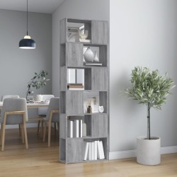Bibliothèque/Séparateur de pièce Sonoma gris 60x24x186 cm 627601627601