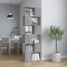Bibliothèque/Séparateur de pièce Sonoma gris 60x24x186 cm 627601627601