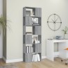Bibliothèque/Séparateur de pièce Sonoma gris 60x24x186 cm 627601627601