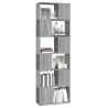Bibliothèque/Séparateur de pièce Sonoma gris 60x24x186 cm 627601627601