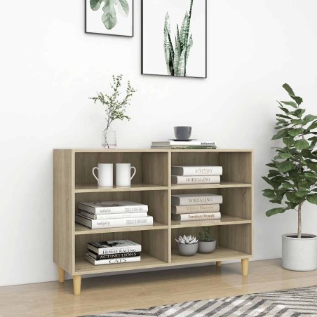 Buffet chêne sonoma 103,5x35x70 cm bois d'ingénierie 627602627602