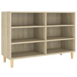 Buffet chêne sonoma 103,5x35x70 cm bois d'ingénierie 627602627602