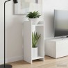 Support de Plante 2 pc Blanc 30 x 30 x 80 cm Bois d’ingénierie 627606627606
