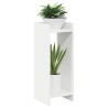 Support de Plante 2 pc Blanc 30 x 30 x 80 cm Bois d’ingénierie 627606627606