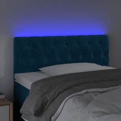 Tête de lit à LED Bleu foncé 90x7x78/88 cm Velours 627607627607
