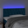 Tête de lit à LED Bleu foncé 90x7x78/88 cm Velours 627607627607