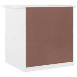 Table de chevet ALTA blanc 41x35x41 cm bois de pin massif 627609627609
