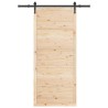 Porte coulissante Naturel 80 x 208 cm Bois de pin massif 627612627612
