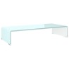 Meuble TV/Support pour moniteur 70x30x13 cm verre vert 627621627621