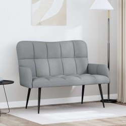 Sofa 2 places Gris clair 115 x 61 x 87 cm Tissu 627622627622