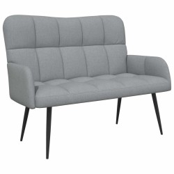 Sofa 2 places Gris clair 115 x 61 x 87 cm Tissu 627622627622