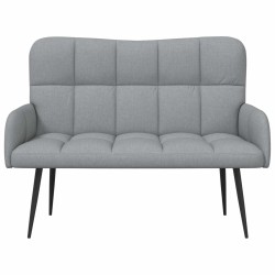 Sofa 2 places Gris clair 115 x 61 x 87 cm Tissu 627622627622