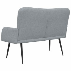 Sofa 2 places Gris clair 115 x 61 x 87 cm Tissu 627622627622