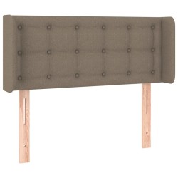 Tête de lit à LED Taupe 103x16x78/88 cm Tissu 627625627625