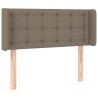 Tête de lit à LED Taupe 103x16x78/88 cm Tissu 627625627625
