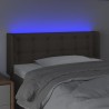Tête de lit à LED Taupe 103x16x78/88 cm Tissu 627625627625