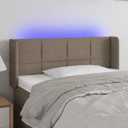 Tête de lit à LED Taupe 103x16x78/88 cm Tissu 627627627627