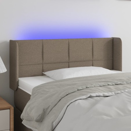 Tête de lit à LED Taupe 103x16x78/88 cm Tissu 627627627627