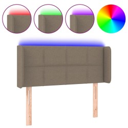 Tête de lit à LED Taupe 103x16x78/88 cm Tissu 627627627627