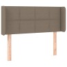 Tête de lit à LED Taupe 103x16x78/88 cm Tissu 627627627627