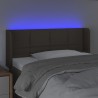 Tête de lit à LED Taupe 103x16x78/88 cm Tissu 627627627627