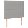 Tête de lit à LED Gris clair 90x5x118/128 cm Tissu 627628627628