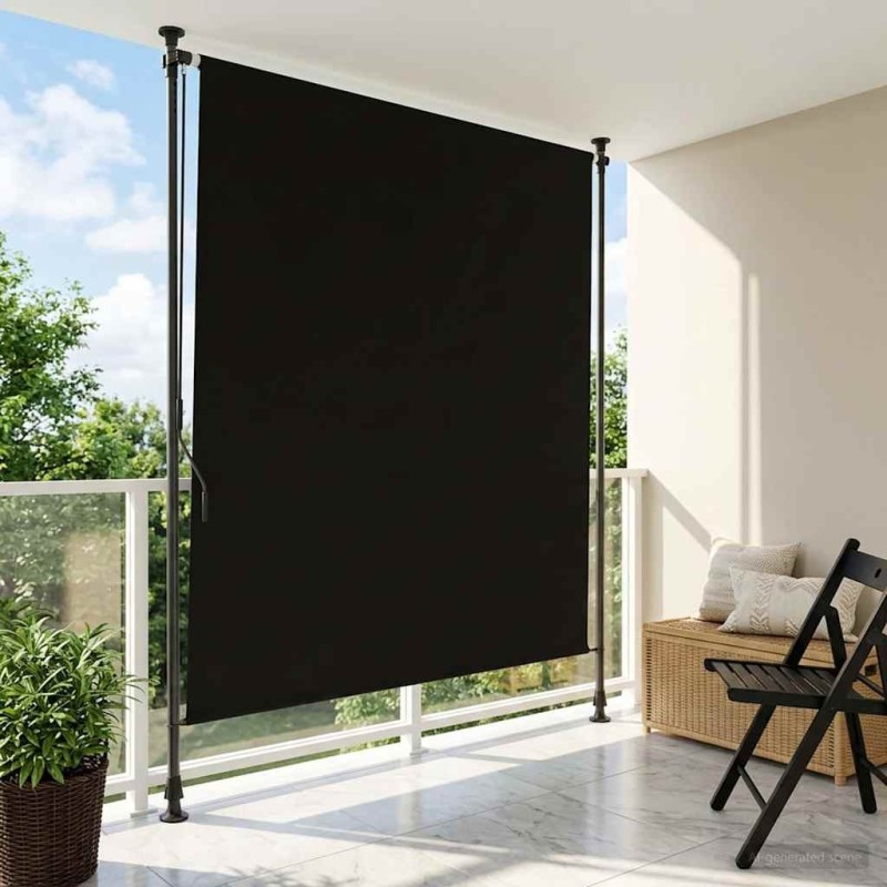 Store Roulant Extérieur Noir 200 x 270 cm 627632627632