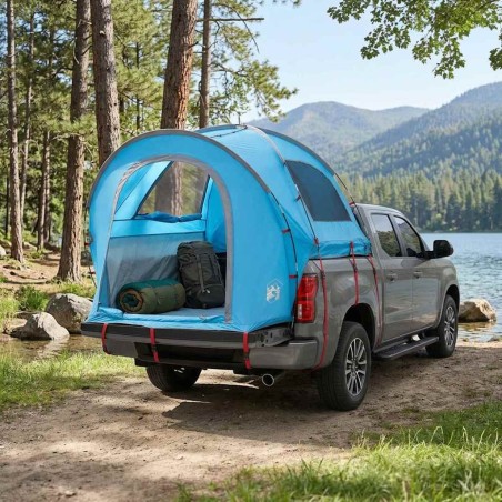 Tente de voiture Bleu 200 x 170 x 170 cm Polyester et Acier 627633627633