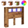 Tête de lit à LED vieux bois 120x18,5x103,5cm bois d'ingénierie 627640627640