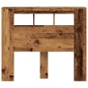 Tête de lit à LED vieux bois 120x18,5x103,5cm bois d'ingénierie 627640627640