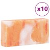 Pierre de Sel 10 pcs Rose 20 x 10 x 5 cm Sel de Roche 627649627649