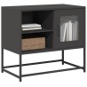 Meuble TV noir 68x39x60,5 cm acier 627655627655