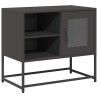 Meuble TV noir 68x39x60,5 cm acier 627655627655